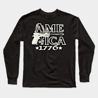 1776 America 2nd Amendment Long Sleeve T-Shirt